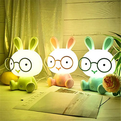 CritterGlow Companions™ Cartoon Bunny Edition