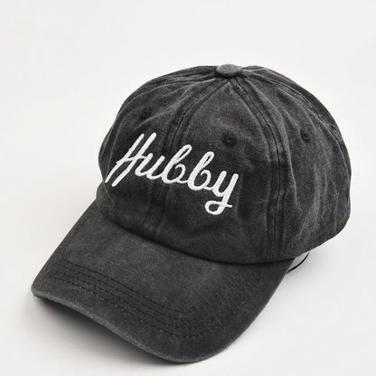 Hubby Wifey Embroidered Baseball Cap