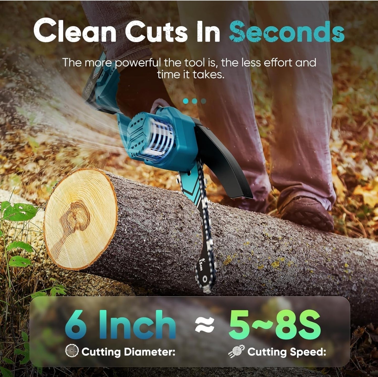 EasySaw™ 6-inch Cordless Chainsaw