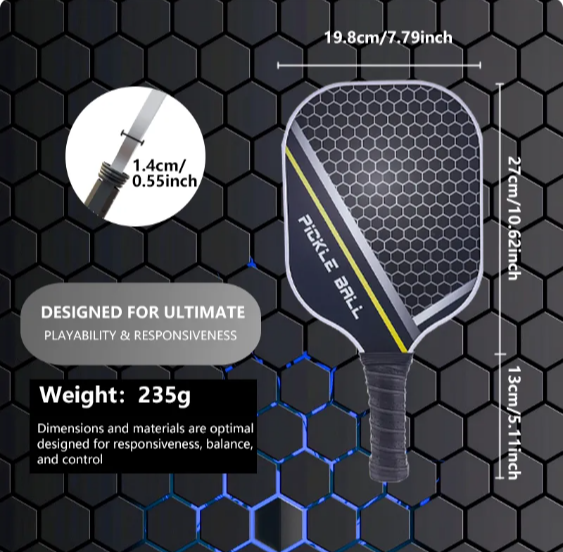 Graphite Carbon Pickleball Set