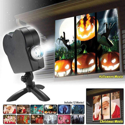 Halloween & Christmas Scene Projector