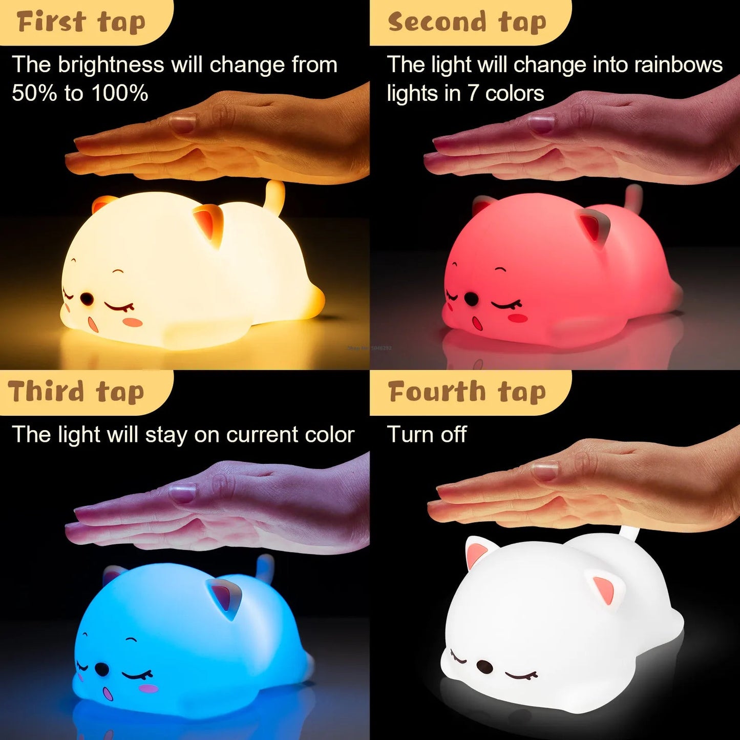 CritterGlow Kitten Night Light