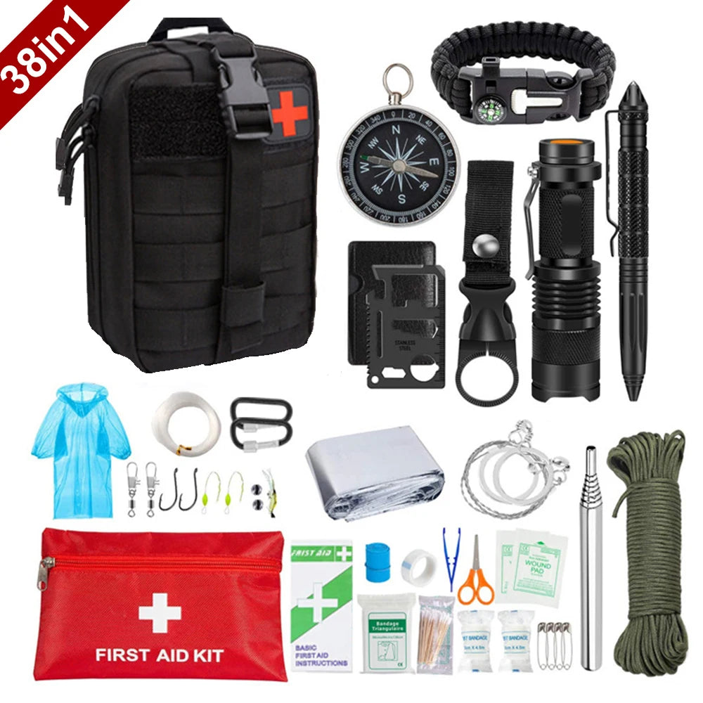 Ultimate 38-in-1 Survival Kit