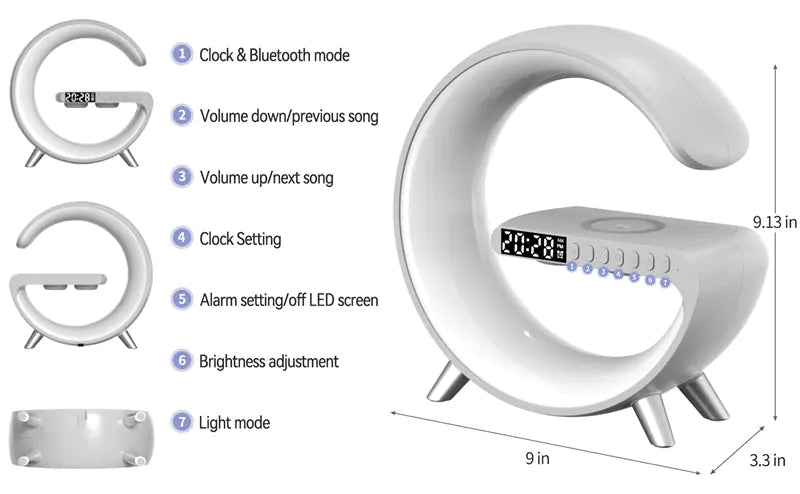 3-in-1 Multifunctional Smart Lamp