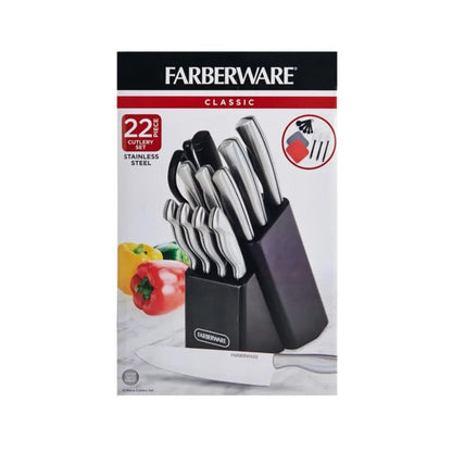 Farberware 22-Piece Knife Set & Utensils