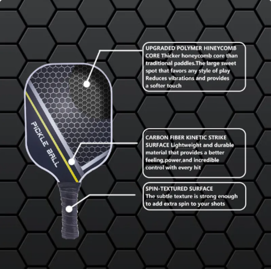 Graphite Carbon Pickleball Set