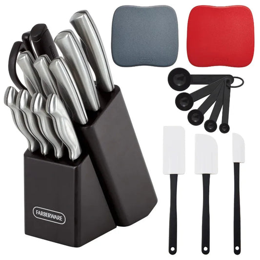 Farberware 22-Piece Knife Set & Utensils